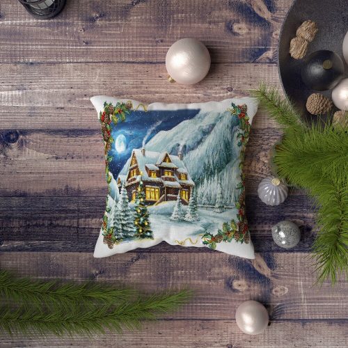 Stílusos párnahuzat, 43 x 43 cm, 50% poliészter és 50% pamut | Digitális nyomtatás, 30°C-on mosógépben mosható | Tökéletes otthoni dekorációhoz és kényelemhez