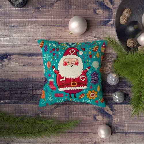 Stílusos párnahuzat, 43 x 43 cm, 50% poliészter és 50% pamut | Digitális nyomtatás, 30°C-on mosógépben mosható | Tökéletes otthoni dekorációhoz és kényelemhez