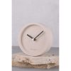 Elegáns bézs dekoratív óra, 12 cm x 4 cm | 100% beton tervezés | Stílusos  otthoni és irodai dekorációhoz, modern és tartós