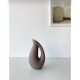 Elegáns Mink kerámia váza, 6 x 9 x 17 cm | 100% kerámia | Tökéletes lakberendezéshez és virágdíszekhez | Stílusos és modern dizájn