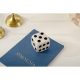 Elegáns dekoratív márványkockák (2 db-os készlet), 7 x 7 x 7 cm, bézs és fekete | 100% természetes márvány | Tökéletes otthoni dekorációhoz és stílusos díszítéshez