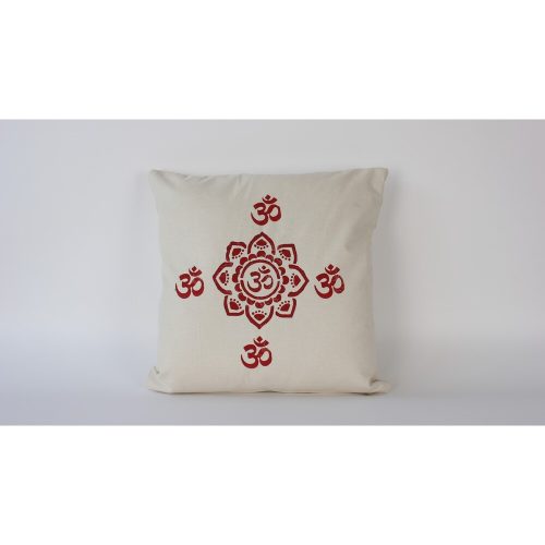 Kézzel készített bársonypárna (50 x 50 cm), krémszínű, szilikon töltelék | 100% Luxus Velvet | Tökéletes otthoni dekorációhoz és kényelemhez