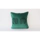 Kézzel készített zöld bársony párnahuzat, 50 x 50 cm | 100% Soft Velvet | Tökéletes lakberendezéshez és hangulatos lakóterekhez | Elegáns és stílusos design