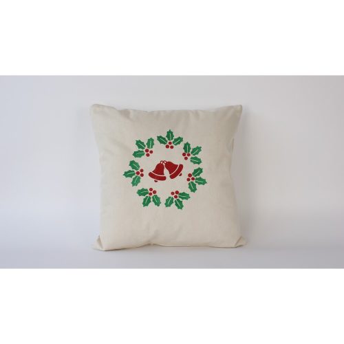 Kézzel készített krémszínű vászon párnahuzat (50 x 50 cm) | 100% természetes szövet | Elegant & Soft Touch | Tökéletes lakberendezéshez és hangulatos lakóterekhez