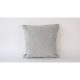 Kézzel készített világosszürke zsenília párnahuzat (50 x 50 cm) | 100% puha és kényelmes | Tökéletes a modern lakberendezéshez és kényelemhez | Elegáns dizájn