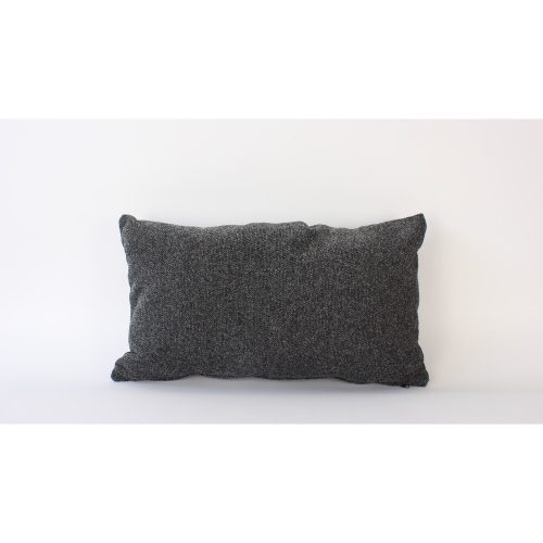 Kézzel készített zsenília párnahuzat, antracit, 40 x 60 cm | 100% puha és tartós | Tökéletes modern lakberendezéshez és hangulatos lakóterekhez