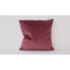 Kézzel készített Claret Red Velvet párnahuzat (50 x 50 cm) | 100% Soft Velvet | Elegáns lakberendezés nappali és hálószobába | Luxus érintés