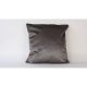 Kézzel készített 100% bársony párnahuzat, szürke, 50 x 50 cm | Puha és fényűző dekor nappaliba, hálószobába, elegáns tapintás bármely helyhez