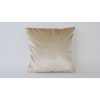 Kézzel készített bársonyos párnahuzat (50 x 50 cm), krémszínű | 100% Soft Velvet | Tökéletes lakberendezéshez és hangulatos lakóterekhez, elegáns érintés