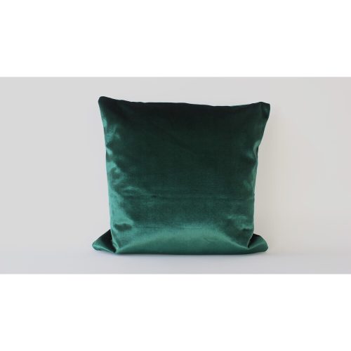 Kézzel készített zöld bársony párnahuzat, 50 x 50 cm | 100% Soft Velvet | Tökéletes lakberendezéshez és hangulatos lakóterekhez | Elegáns és stílusos design