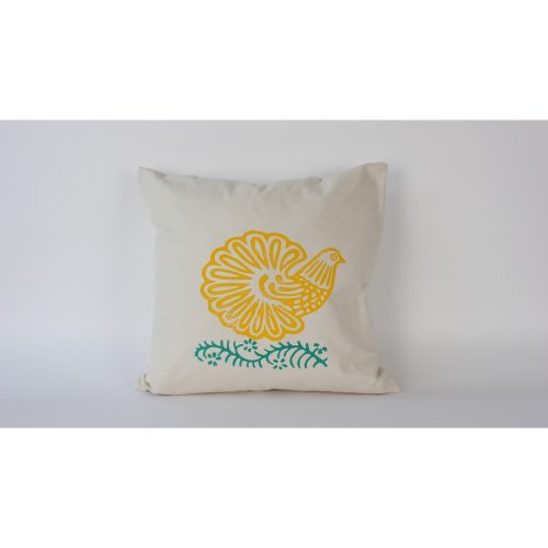 Kézzel készített krémszínű vászon párnahuzat (50 x 50 cm) | 100% természetes szövet | Elegant & Soft Touch | Tökéletes lakberendezéshez és hangulatos lakóterekhez