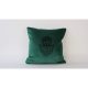 Kézzel készített zöld bársony párnahuzat, 50 x 50 cm | 100% Soft Velvet | Tökéletes lakberendezéshez és hangulatos lakóterekhez | Elegáns és stílusos design