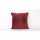 Kézzel készített Claret Red Velvet párnahuzat (50 x 50 cm) | 100% Soft Velvet | Elegáns lakberendezés nappali és hálószobába | Luxus érintés