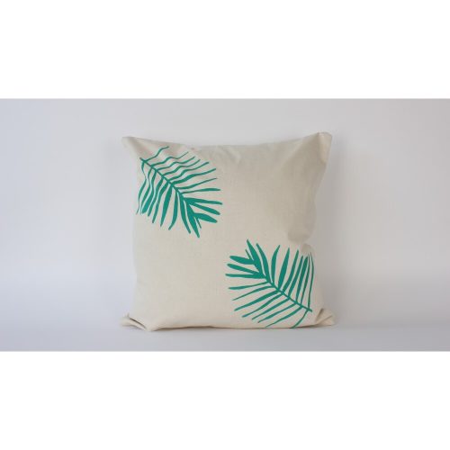 Kézzel készített krémszínű vászon párnahuzat (50 x 50 cm) | 100% természetes szövet | Elegant & Soft Touch | Tökéletes lakberendezéshez és hangulatos lakóterekhez