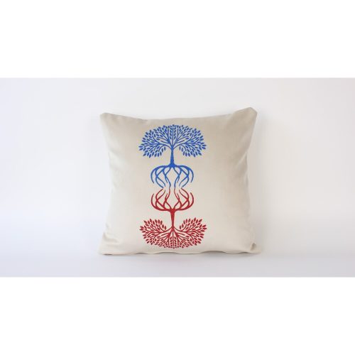 Kézzel készített krémszínű vászon párnahuzat (50 x 50 cm) | 100% természetes szövet | Elegant & Soft Touch | Tökéletes lakberendezéshez és hangulatos lakóterekhez
