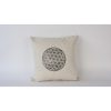Kézzel készített krémszínű vászon párnahuzat (50 x 50 cm) | 100% természetes szövet | Elegant & Soft Touch | Tökéletes lakberendezéshez és hangulatos lakóterekhez