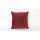 Kézzel készített Claret Red Velvet párnahuzat (50 x 50 cm) | 100% Soft Velvet | Elegáns lakberendezés nappali és hálószobába | Luxus érintés