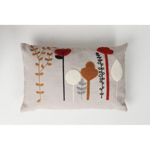 Prémium lenvászon párna, 43 x 25 cm | Puha szilikon töltelék | Stílusos és kényelmes lakberendezésben, nappaliban vagy hálószobában | Tartós és elegáns design
