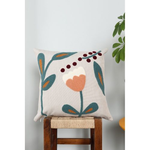 Elegáns 100% vászon párnahuzat, 43 x 43 cm | Puha és tartós | Tökéletes lakberendezéshez, nappalihoz és hálószobához | Stílusos és kényelmes