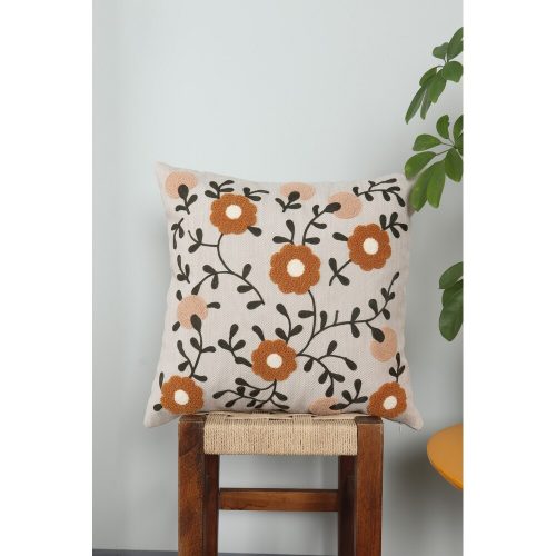 Prémium vászonpárna, 43 x 43 cm | Puha szilikon töltelék | Stílusos és kényelmes lakberendezésben, nappaliban vagy hálószobában | Tartós és elegáns design
