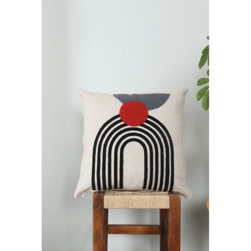 Prémium vászonpárna, 43 x 43 cm | Puha szilikon töltelék | Stílusos és kényelmes lakberendezésben, nappaliban vagy hálószobában | Tartós és elegáns design
