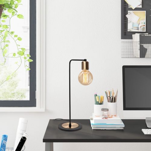Elegáns fekete falilámpa, fém ház, 10 x 12 cm, magasság 100 cm, E14 Max 40W, IP20 | Elbűvölő szállodai stílusú világítás a modern terekhez