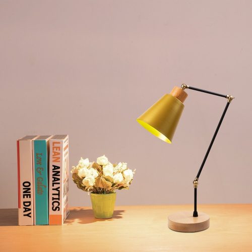 Elegáns fekete falilámpa, fém ház, 10 x 12 cm, magasság 100 cm, E14 Max 40W, IP20 | Elbűvölő szállodai stílusú világítás a modern terekhez
