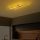 Elegáns arany csillár, fém test, 86 x 17 x 5 cm | Integrált LED 16W 3000K | Stílusos világítótestek modern lakberendezéshez, étkezőhöz és lakóterekhez | IP20 besorolású, tartós kivitel