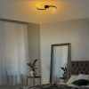 Elegáns fekete csillár, fém test, 25 cm szélesség x 51 cm magasság x 5 cm mélység | SMD LED 16W 3000K | Stílusos világítás a modern lakberendezéshez, IP20 besorolású, tökéletes nappaliba és étkezőbe