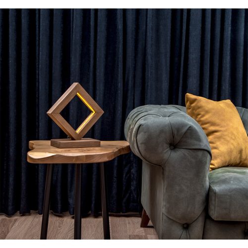 Modern fekete fali lámpa, MDF ház, 60 x 12 x 33 cm, E27 aljzat (max. 40 W), IP20, dugaszolható, lézerrel vágott kivitel, stílusos és funkcionális világítás bármilyen helyre