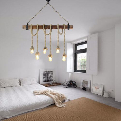 Ipari skandináv csillár, fekete fém test, 32 x 32 cm, magasság 78 cm, E27 aljzat Max. 40W, 90 cm Kábel | Stílusos világítás modern terekbe