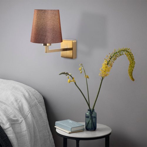 Modern fekete fali lámpa, MDF ház, 60 x 12 x 33 cm, E27 aljzat (max. 40 W), IP20, dugaszolható, lézerrel vágott kivitel, stílusos és funkcionális világítás bármilyen helyre