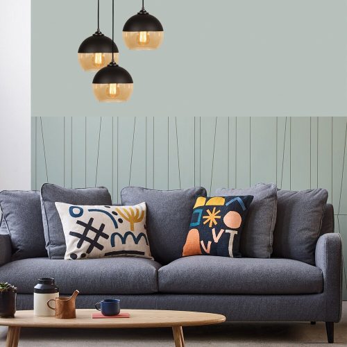 Modern fekete fali lámpa, MDF ház, 60 x 12 x 33 cm, E27 aljzat (max. 40 W), IP20, dugaszolható, lézerrel vágott kivitel, stílusos és funkcionális világítás bármilyen helyre