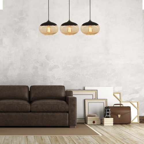 Modern fekete fali lámpa, MDF ház, 60 x 12 x 33 cm, E27 aljzat (max. 40 W), IP20, dugaszolható, lézerrel vágott kivitel, stílusos és funkcionális világítás bármilyen helyre