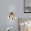 Vintage fém fali lámpa, 22 cm átmérő, 28 cm magasság | 3 x E27 Max 40W, IP20 | Modern Glam Design az elegáns lakberendezéshez és hangulathoz
