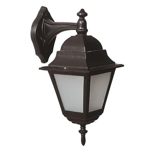 Kültéri fali lámpa, fekete-fehér, 40 cm hosszú | ABS ház, polikarbonát sapka, E27 Max 40W, IP65 | Stílusos ipari formatervezés hagyományos otthonokhoz