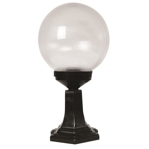 Modern kültéri fali lámpa, fekete ABS ház, 47 cm hosszú, 25 cm átmérő, E27 foglalat, IP65 vízálló | Stílusos ipari formatervezés teraszokhoz és kertekhez