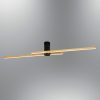 Elegáns arany csillár, fém test, 120 cm x 10 cm x 18 cm | 2 x 15W LED, 3000K, 3000Lm | Modern világítás otthoni és irodai dekorációhoz
