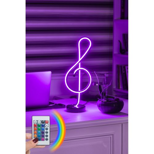 Modern asztali lámpa távirányítóval, 16 szín és 4 mód, 100% alumínium, 47 cm magasság, 120 cm LED csíkok, A+ energia besorolás, tökéletes otthoni és irodai használatra