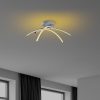 Elegáns szürke csillár, fém test, 57 cm szélesség, 20 cm magasság | SMD LED 28W 3000K | Stílusos világítás a modern lakberendezéshez és hangulathoz