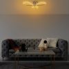 Elegáns arany csillár, fém test, 68 x 14 x 68 cm | SMD LED, 3 x 11W 3000K | Stílusos világítás a modern lakberendezéshez és hangulathoz