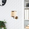 Modern vintage fali lámpa, fém ház, 18 x 28 x 30 cm, E27 foglalat, maximum 40 W, elegáns design otthoni és szállodai dekorációhoz, IP20 besorolású, stílusos világítási megoldás