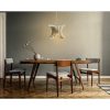 Elegáns fehér gömbcsillár, állítható magasság 60 cm, MDF ház, E27 foglalat Max 40W | Skandináv dizájn a modern lakberendezéshez