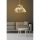 Elegáns fehér nagykoronás csillár, állítható magasság 65 cm, MDF ház 3 mm, E27 foglalat Max 40W | Skandináv design modern terekhez
