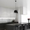 Elegáns fekete-arany csillár, fém test, 65 cm magas, CE minősítés, E27 aljzat max 40 W, stílusos világítás a modern lakberendezéshez