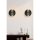 Elegáns fekete fali lámpatest (2 db), félgömb alakú, 19,5 cm | MDF ház, E27 aljzat, max 40W | Tökéletes modern lakberendezéshez és hangulathoz