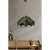 Stílusos Khaki csillár, 20 cm magas, 35 cm szélesség, E27 foglalat, Max 40W | Tartós műanyag test és pamut sapka | Tökéletes a modern lakberendezéshez