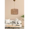 Mink színű csillár, 20 cm magas, 30 cm szélesség, E27 aljzat, max 40 W, műanyag test és pamut sapka, állítható kábel (60 cm) | Elegáns világítás minden helyiségbe