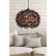 Elegáns diófa csillár, MDF ház, 67 cm magas, állítható kábel, E27 aljzat (max. 40W) | Stílusos világítás modern otthonokba és irodákba