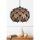Elegáns barna csillár, MDF ház, 66 cm magas, állítható kábel, E27 aljzat (max. 40W) | Stílusos világítás modern otthonokba és irodákba